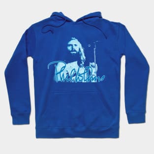 Phil Collins Singing Fan Art Blue Hoodie